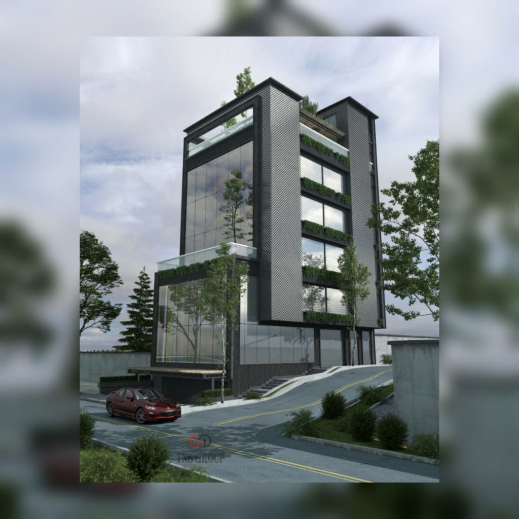 مجتمع تجاری اداری سعادت آباد -مهندسین مشاور دش - مهندسین مشاور قیصری - نورپردازی ساختمان توسط خانم مهندس فرزانه پاشایی مشاور برق - طراحی برق -tns group